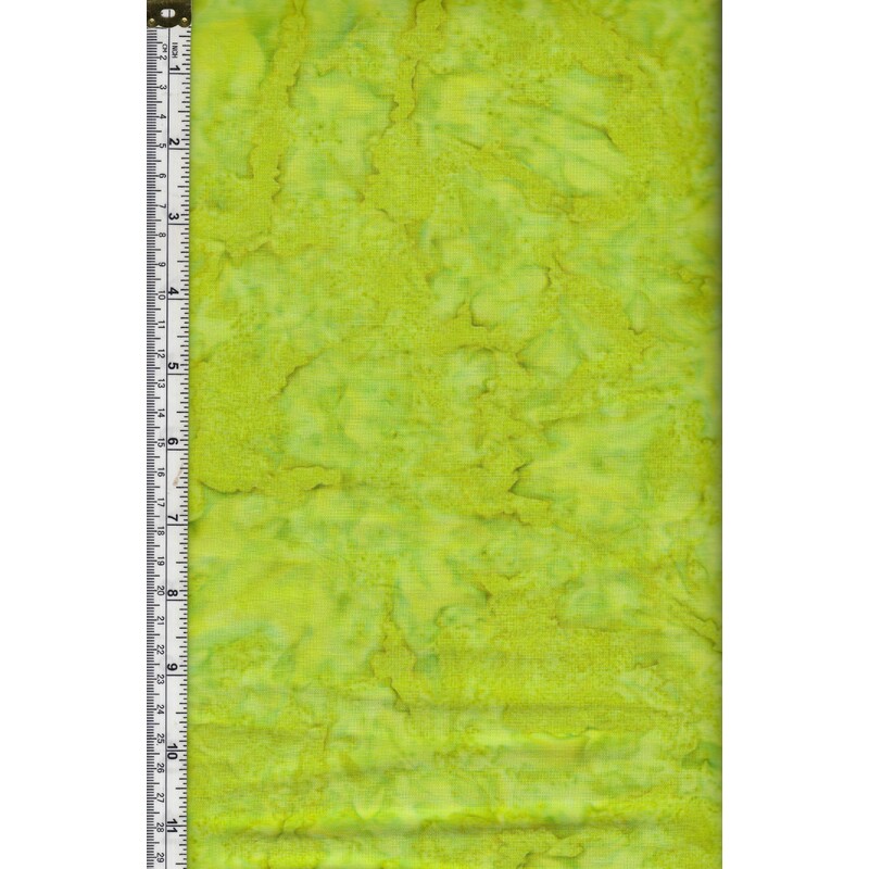 Batik Australia Tonal Batiks LIME 110cm Wide Cotton Fabric (T-31)