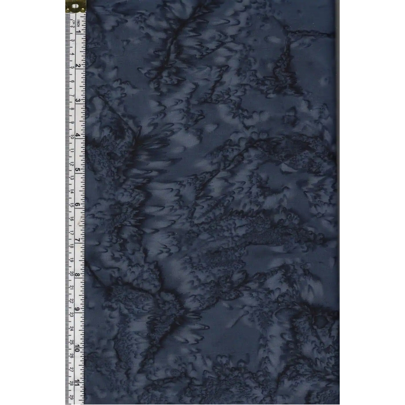 27cm REMNANT Batik Australia Tonal Batiks MIDNIGHT 110cm Wide Cotton Fabric
