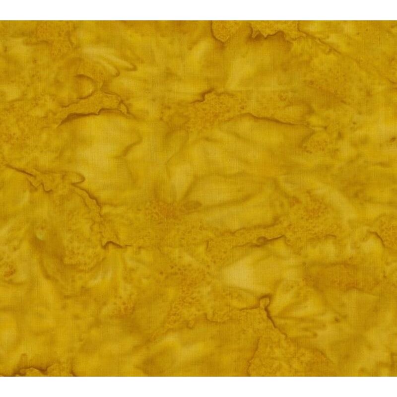 Batik Australia Tonal Batiks OCHRE 110cm Wide Cotton Fabric