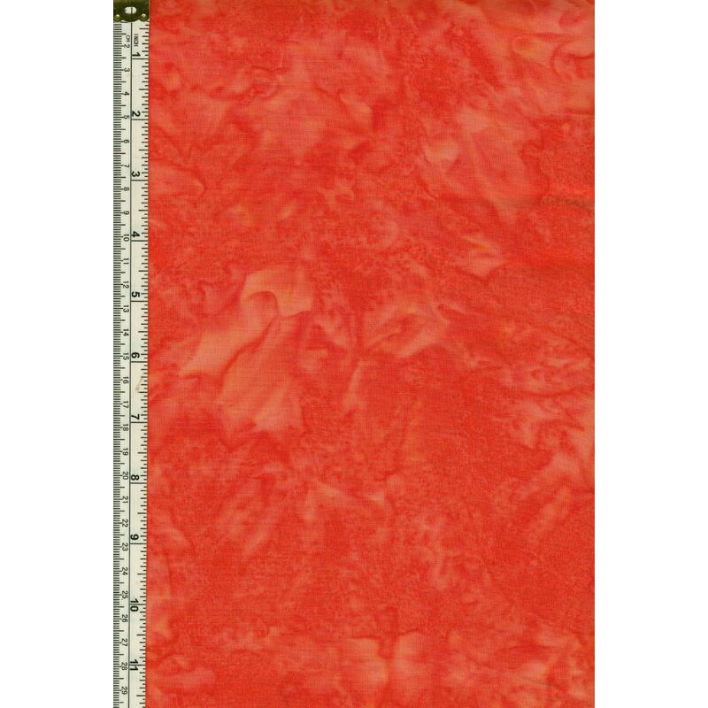 42cm REMNANT Batik Australia Tonal Batiks ORANGE 110cm Wide Cotton Fabric (T-65)