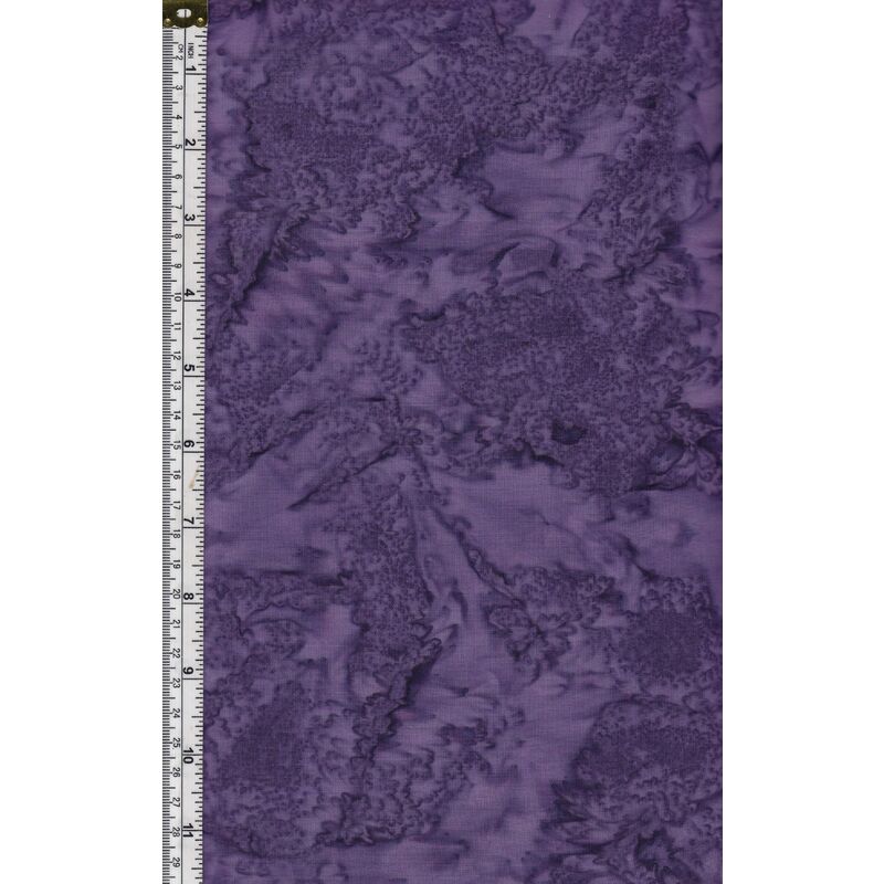 27cm REMNANT Batik Australia Tonal Batiks PURPLE 110cm Wide Cotton Fabric