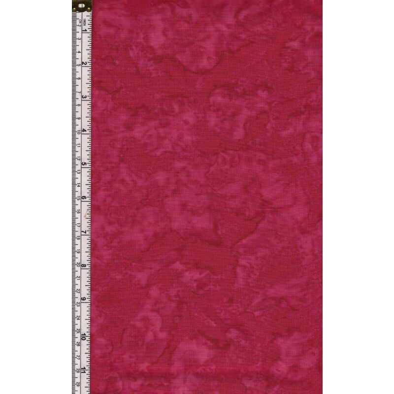 28cm REMNANT Batik Australia Tonal Batiks RED 110cm Wide Cotton Fabric (T-70)