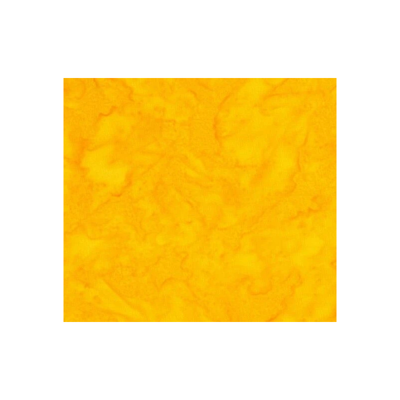 60cm REMNANT Batik Australia Tonal Batiks YELLOW 110cm Wide Cotton Fabric