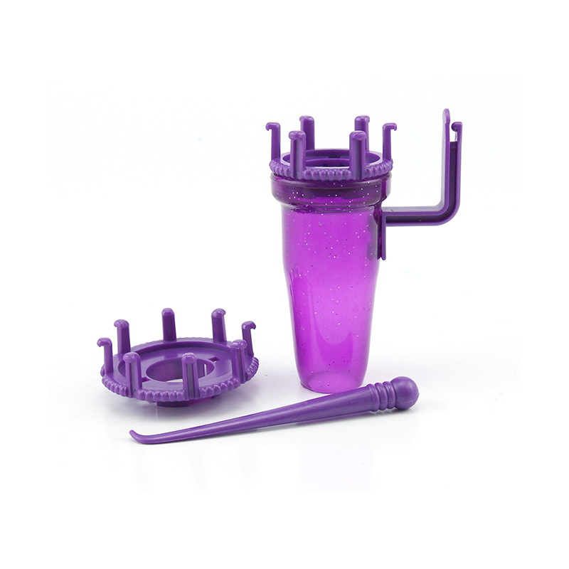 CLASSIC KNIT Easy Mini Knitter, 2 Sized Inter-Changeable Rotating Looms