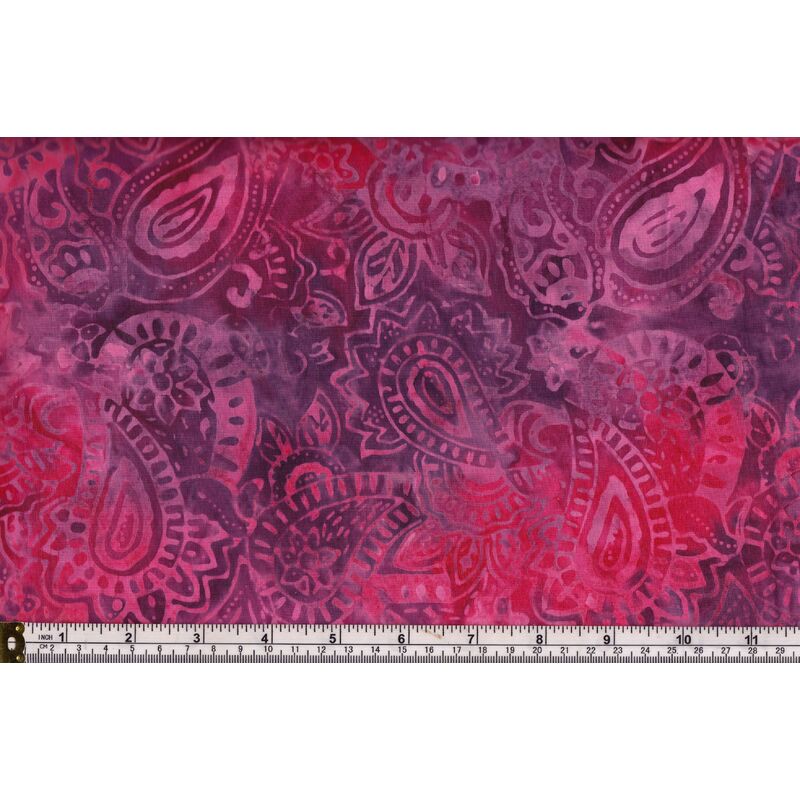 Batik Australia TB-1421, Hand Made, Red Jacobean, 110cm Wide Per 50cm