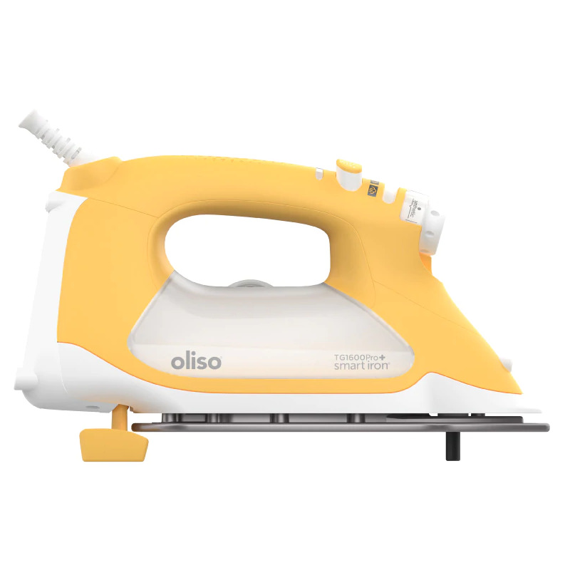 Oliso Pro Smart Iron TG1600 ProPlus Yellow For Sewers, Quilters & Crafters