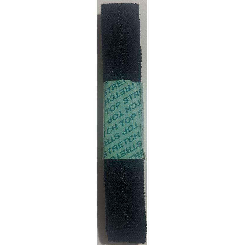 Top Stretch BLACK Bra Strap Elastic 15mm x 1m pre-cut