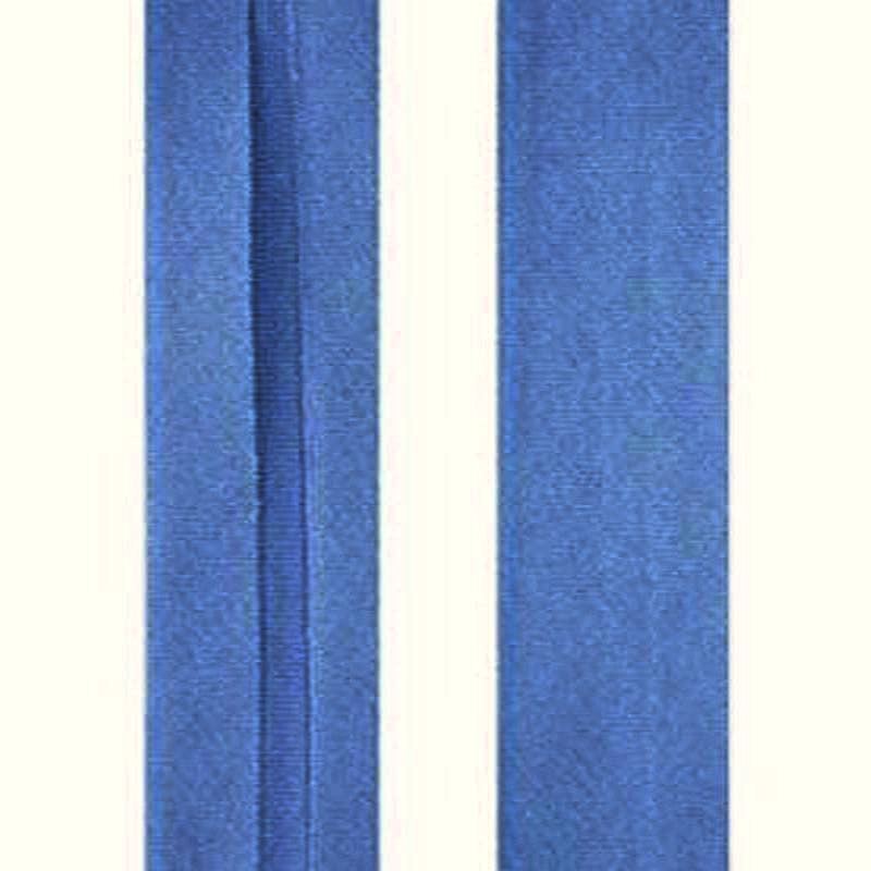 BLUE 12mm Cotton Bias Binding Single Folded x 10 Metres