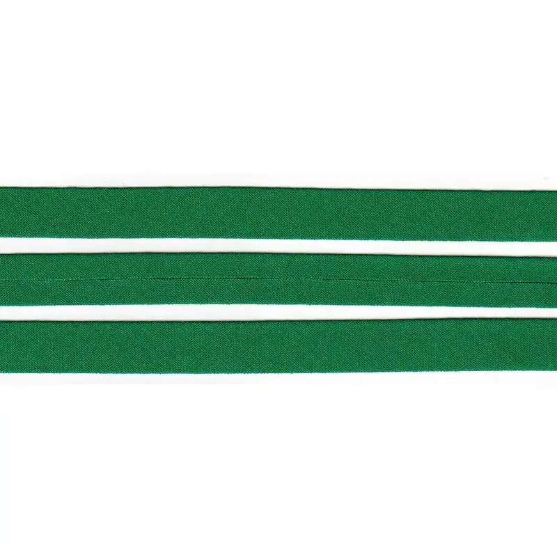 EMERALD 12mm Cotton Bias Binding Single Folded, by the Metre
