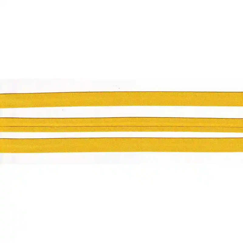 GOLD 12mm Cotton Bias Binding Single Folded, by the Metre
