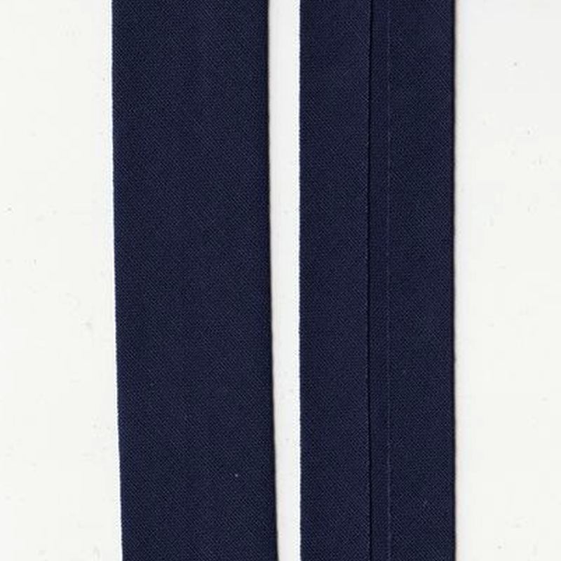 NAVY BLUE 12mm Cotton Bias Binding Single Folded x 10 Metres