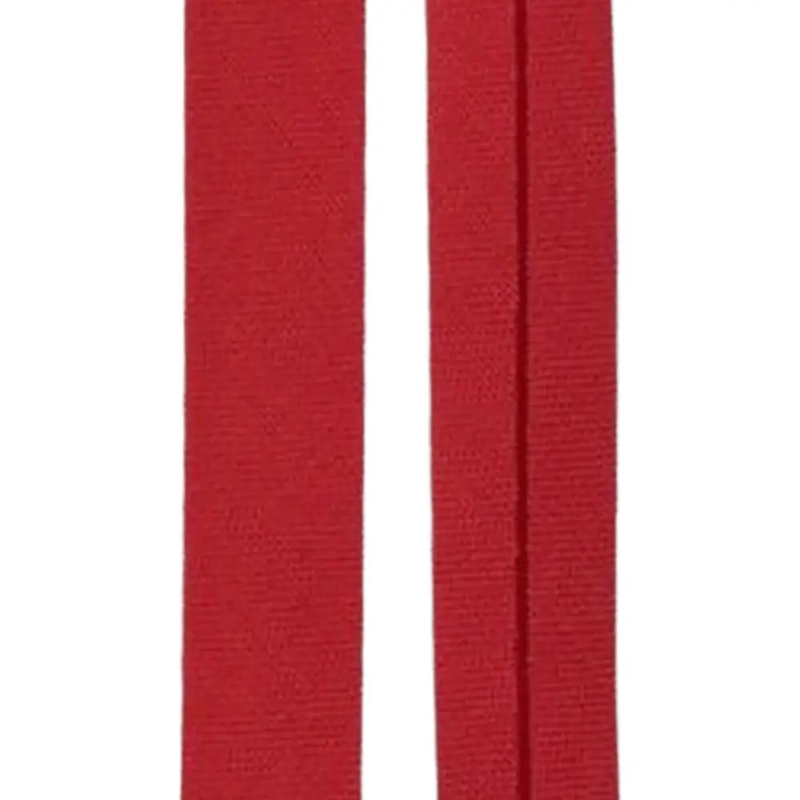 RED 12mm Cotton Bias Binding Single Folded x 5 Metres
