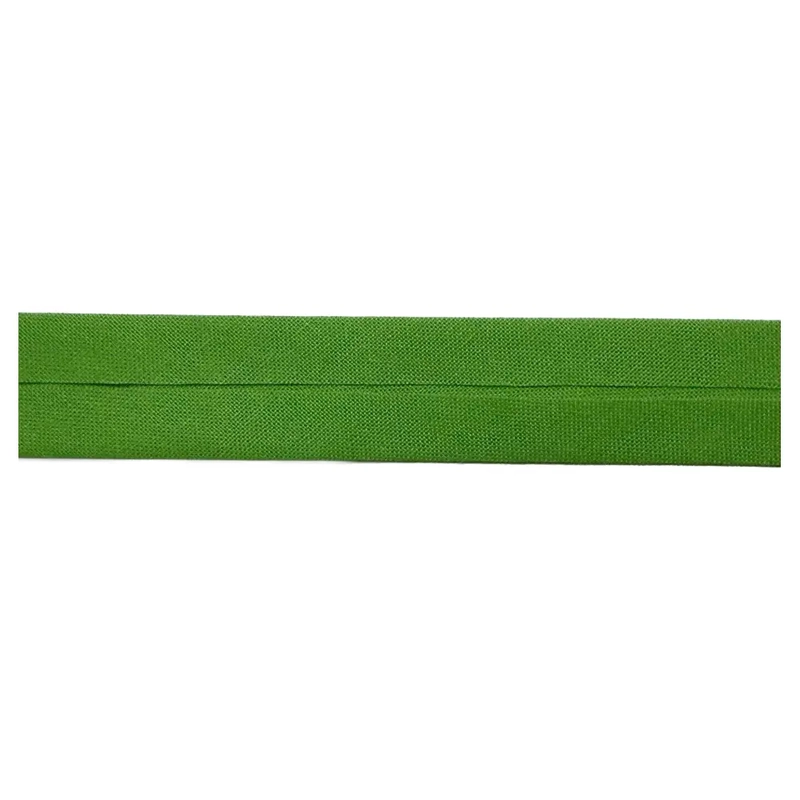 LIME GREEN 20mm Cotton Bias Binding Single Folded, by the Metre