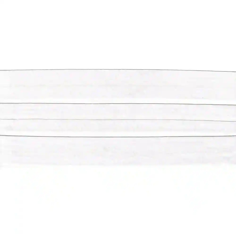 FLUTTER WHITE 25mm Cotton Bias Binding Single Folded By The Metre