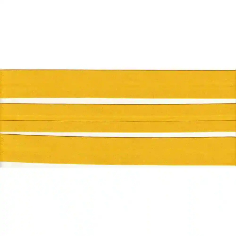 GOLD 25mm Cotton Bias Binding Single Folded, by the Metre