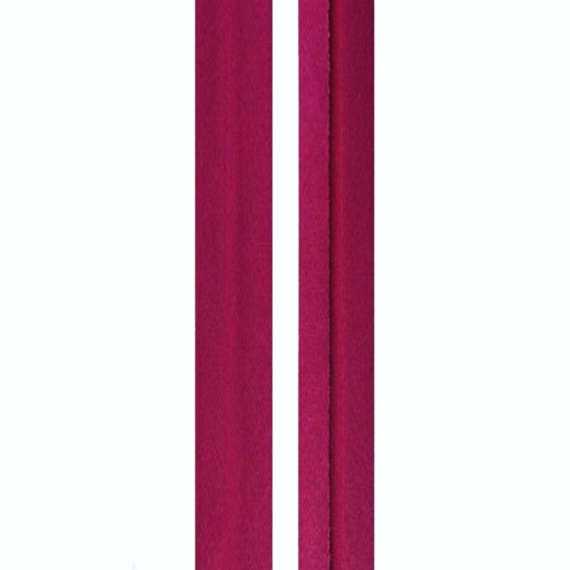 FUCHSIA 6mm Cotton Bias Binding Single Folded x 10 Metres
