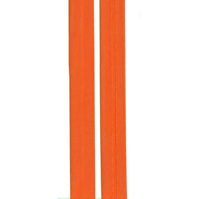 ORANGE 6mm Cotton Bias Binding Single Folded x 10 Metres