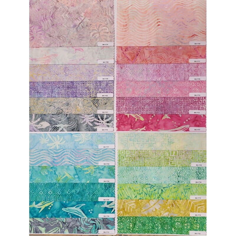 Tropical Delight #1735 by Batik Australia 110cm Wide Cotton Fabric