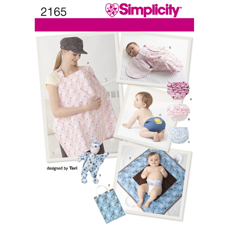 Baby Accessories Simplicity Sewing Pattern 2165