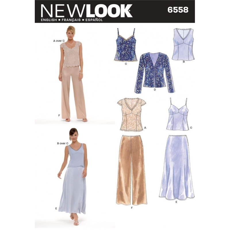 New Look Sewing Pattern 6558 Misses Special Occasion Dresses