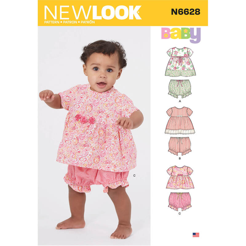 New Look Sewing Pattern N6628 Babies' Sportswear