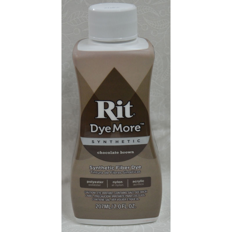 RIT Liquid Fabric Dye, DyeMore Synthetic 207ml CHOCOLATE BROWN