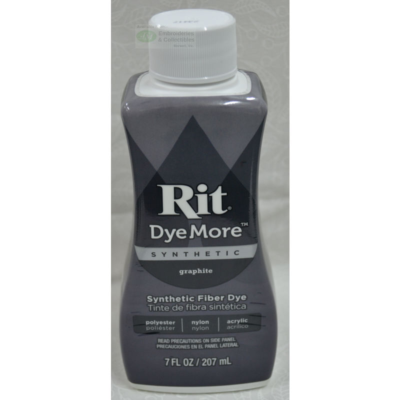 RIT DYE Synthetic Graphite and Denim Blue 8 fl oz ~ Lot of 2