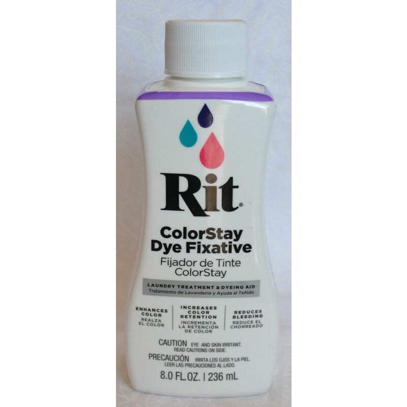 Rit ColorStay Dye Fixative Laundry Treatment & Dyeing Aid, 8.0 fl oz