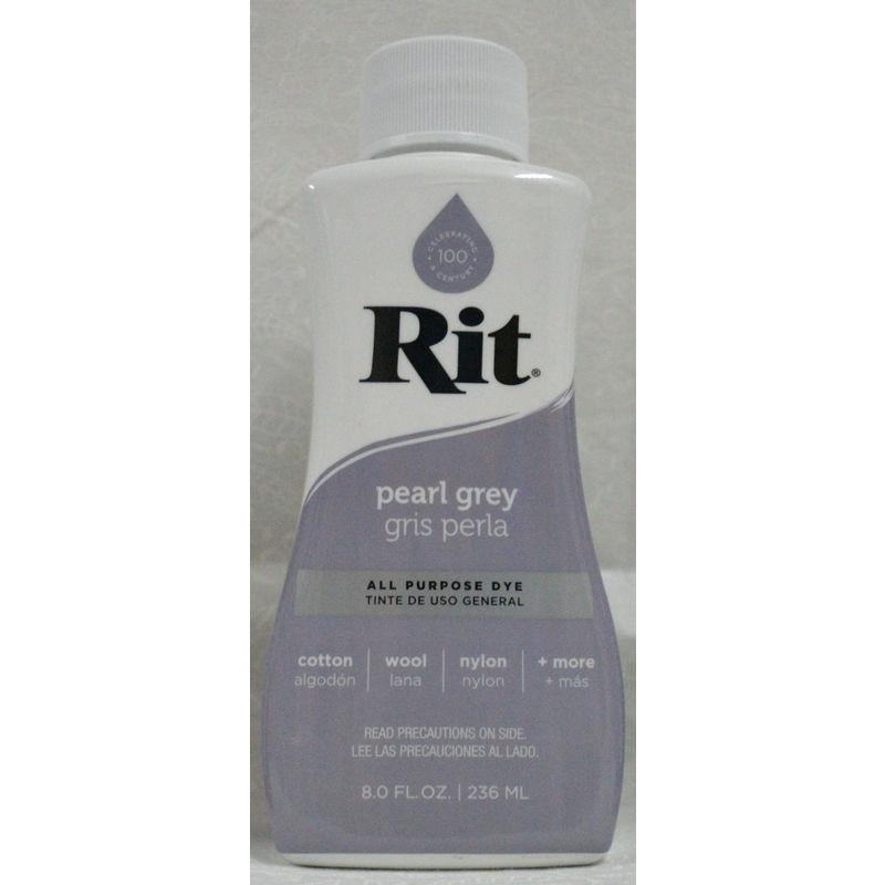 RIT Liquid Synthetic Fabric Dye More Synthetic Dye, 207ml FROST GRAY