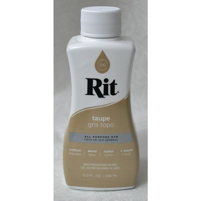 RIT TAUPE, All Purpose Liquid Fabric Dye 236ml (8 FL OZ)