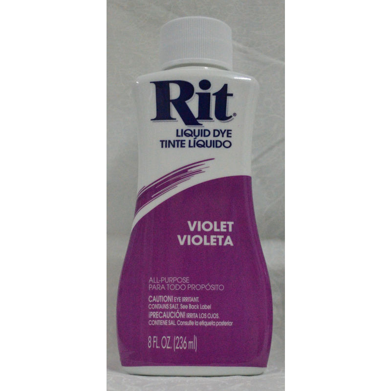 RIT VIOLET, All Purpose Liquid Fabric Dye 236ml (8 FL OZ)