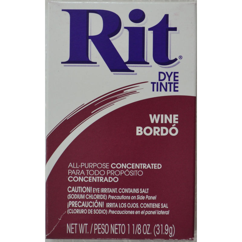 RIT ALL Purpose Powder Fabric Dye 31.9g Packet WINE