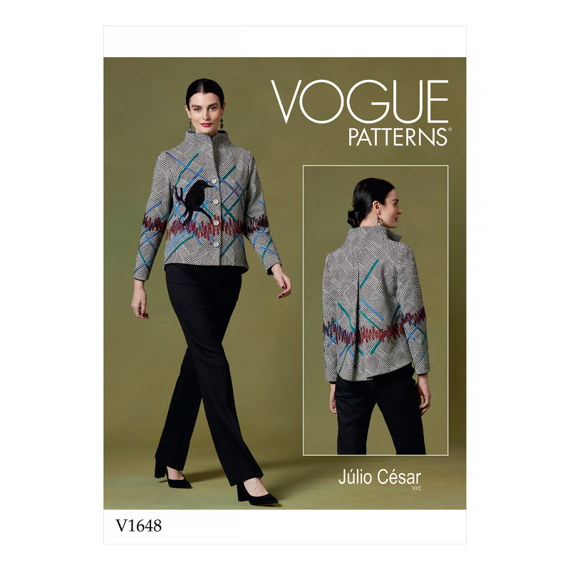 Vogue Sewing Pattern Misses' Jacket 1648E5 (Sizes 14-22)