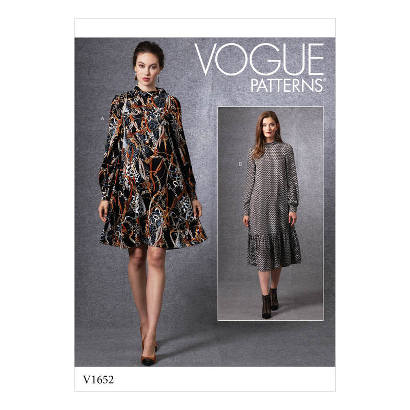 Vogue Sewing Pattern Misses' Dress 1652 A5 (Sizes 6-14)