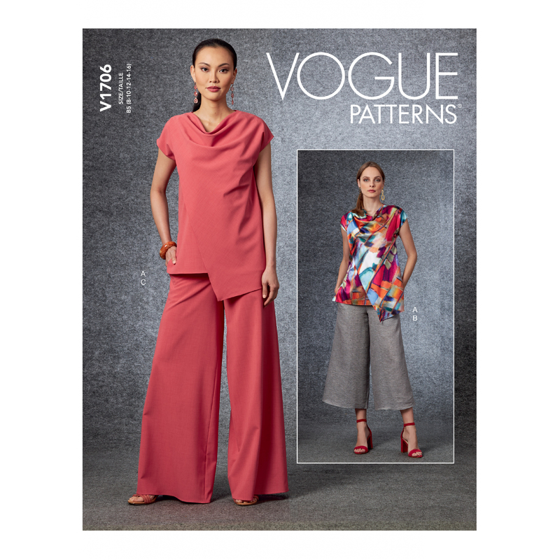 Vogue Sewing Pattern - Misses' Top & Skirt 1706F5