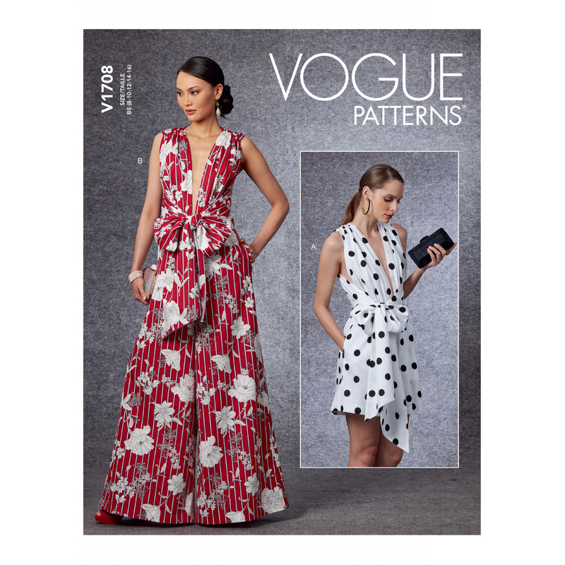 Vogue Sewing Pattern - Misses' Jumpsuit 1708B5