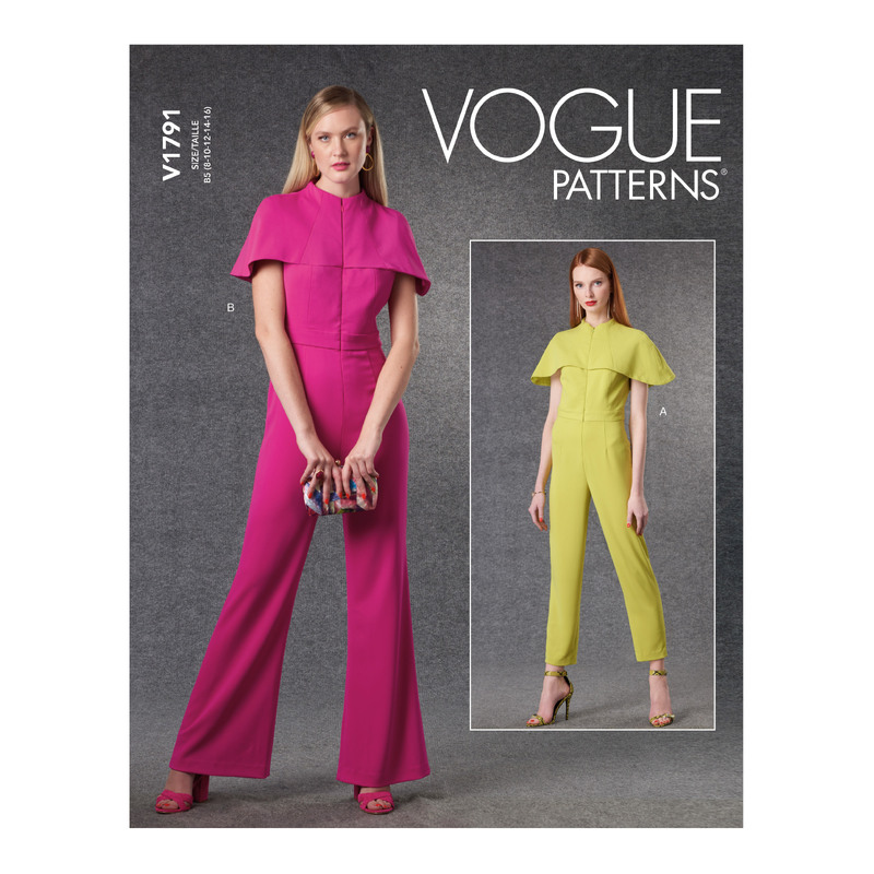 Vogue Sewing Pattern - Misses' Jumpsuits 1791B5