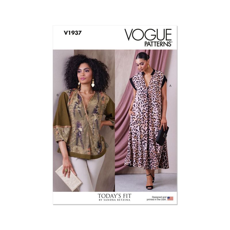 Vogue Sewing Pattern 1937A Misses' Dress & Tunic by Sandra Betzina
