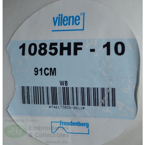 65cm REMNANT Vilene EXTRA Heavy Fusible Interfacing 1085HF.W Badge Back, 90cm Wide