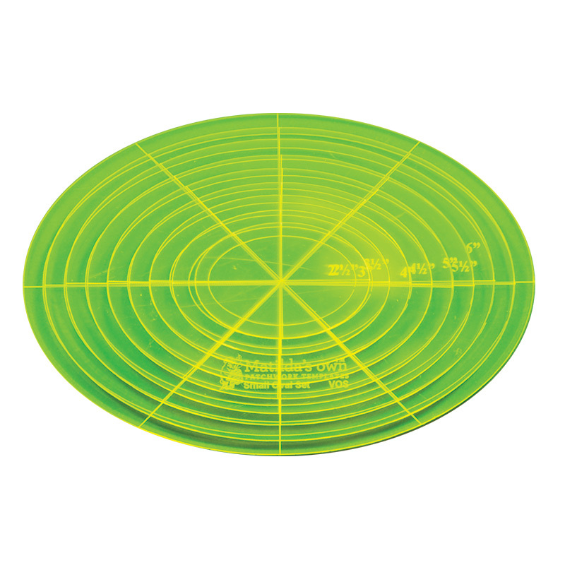 Matildas Own Small Oval Template Set (Set of 9) - 2in to 6in (VOS)