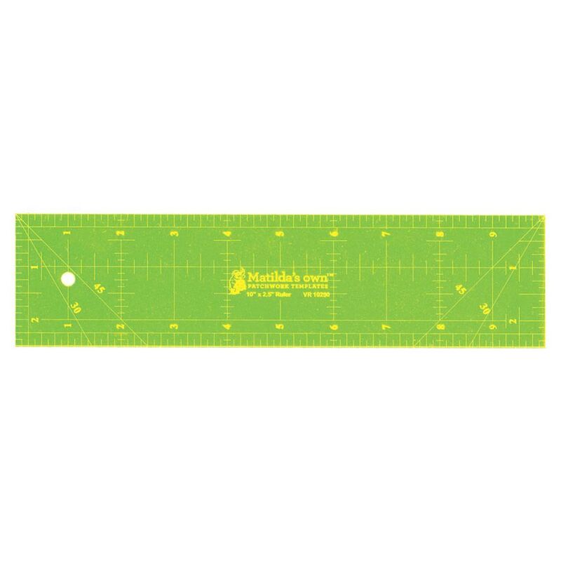 Matilda's Own Imperial Ruler 10in x 2.5in VR10250