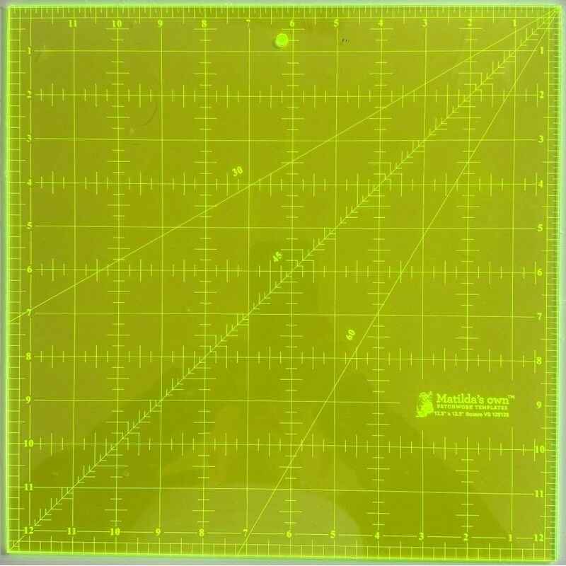 Matilda's Own Imperial Square Ruler 12.5inch x 12.5inch, VS125125