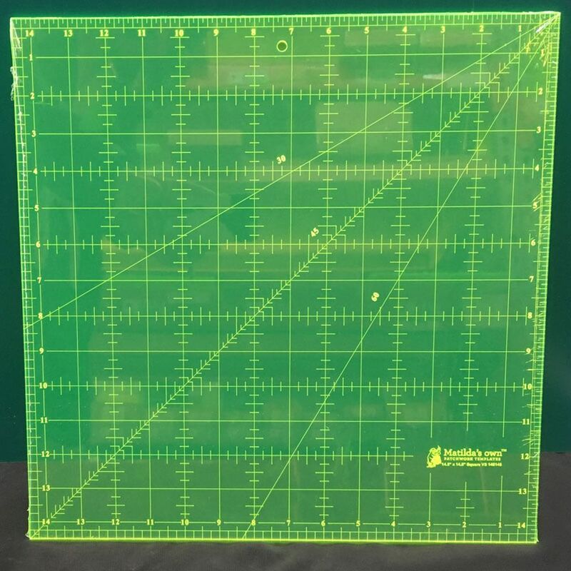 Matilda's Own Imperial Square Ruler 14.5inch x 14.5inch, VS145145