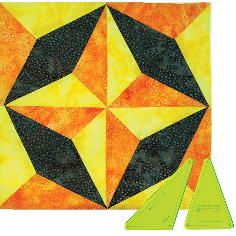 Toby's Star 2 Piece Patchwork Template Set, VT1204