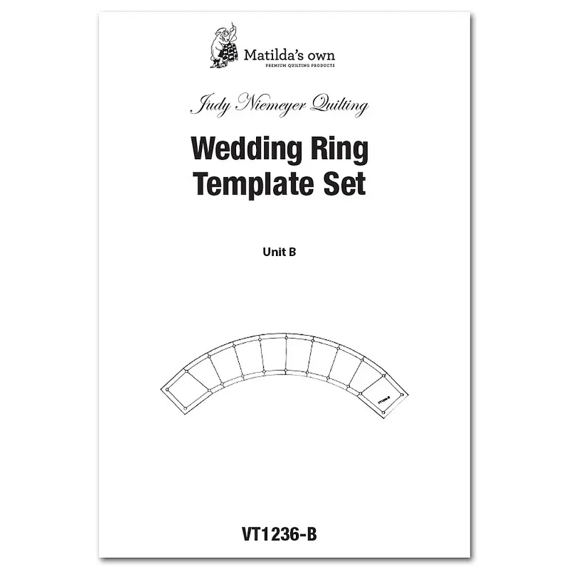 Wedding Ring Unit B (Judy Niemeyer Quilting) Patchwork Template