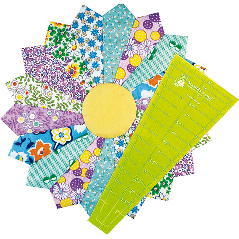 Matildas Own Dresden Plate Template Set (of 2) 10in - 20deg + 22.5deg (VT900-10)