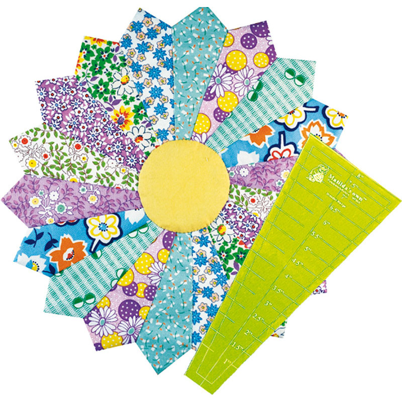 Matildas Own Dresden Plate Template Set (of 2) 8in - 20deg + 22.5deg (VT900)