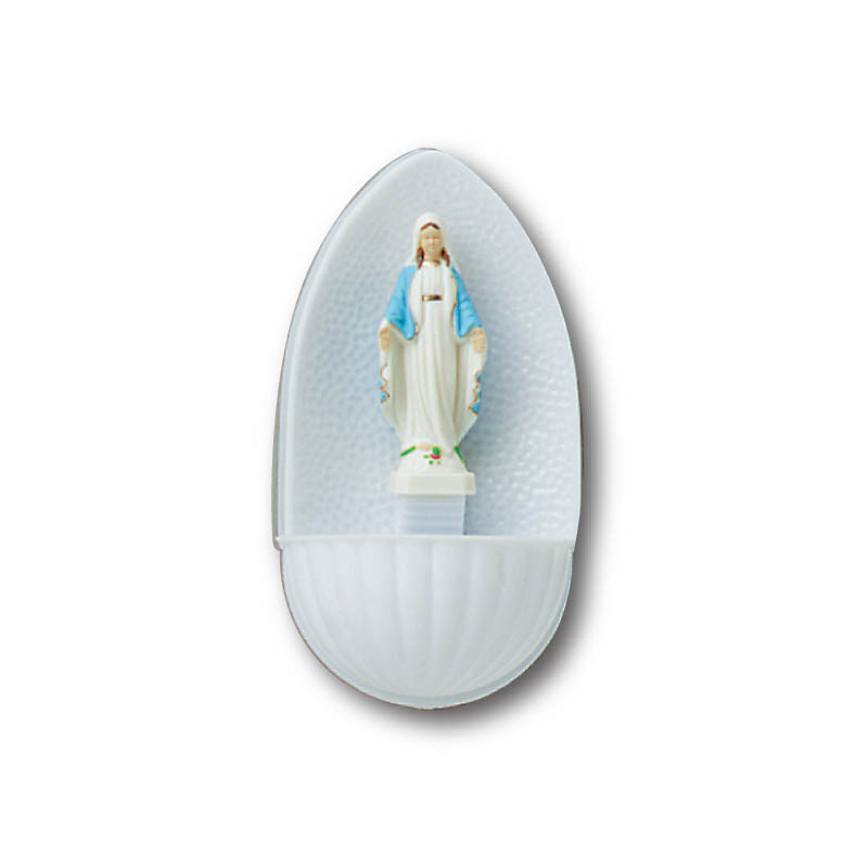 Plastic Water Font, Miraculous, 120mm x 67mm