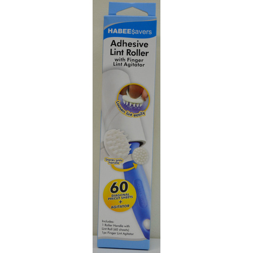 Habee$avers Lint Roller / Remover With Lint Agitator, 60 Sheet Roller &  Agitator