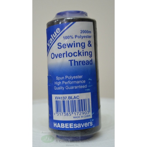 HabeeSavers 2000m Sewing & Overlocking Thread - CLEARANCE